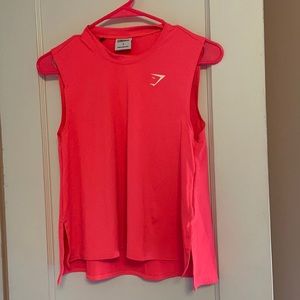 Gymshark pink athletic tank top